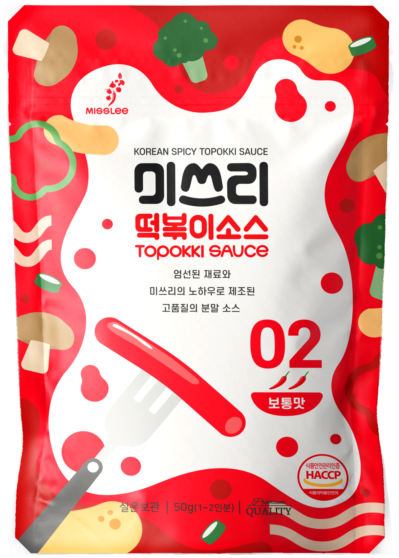 미쓰리Topokki Sauce 50g<br>(2 average) 1~2 persons